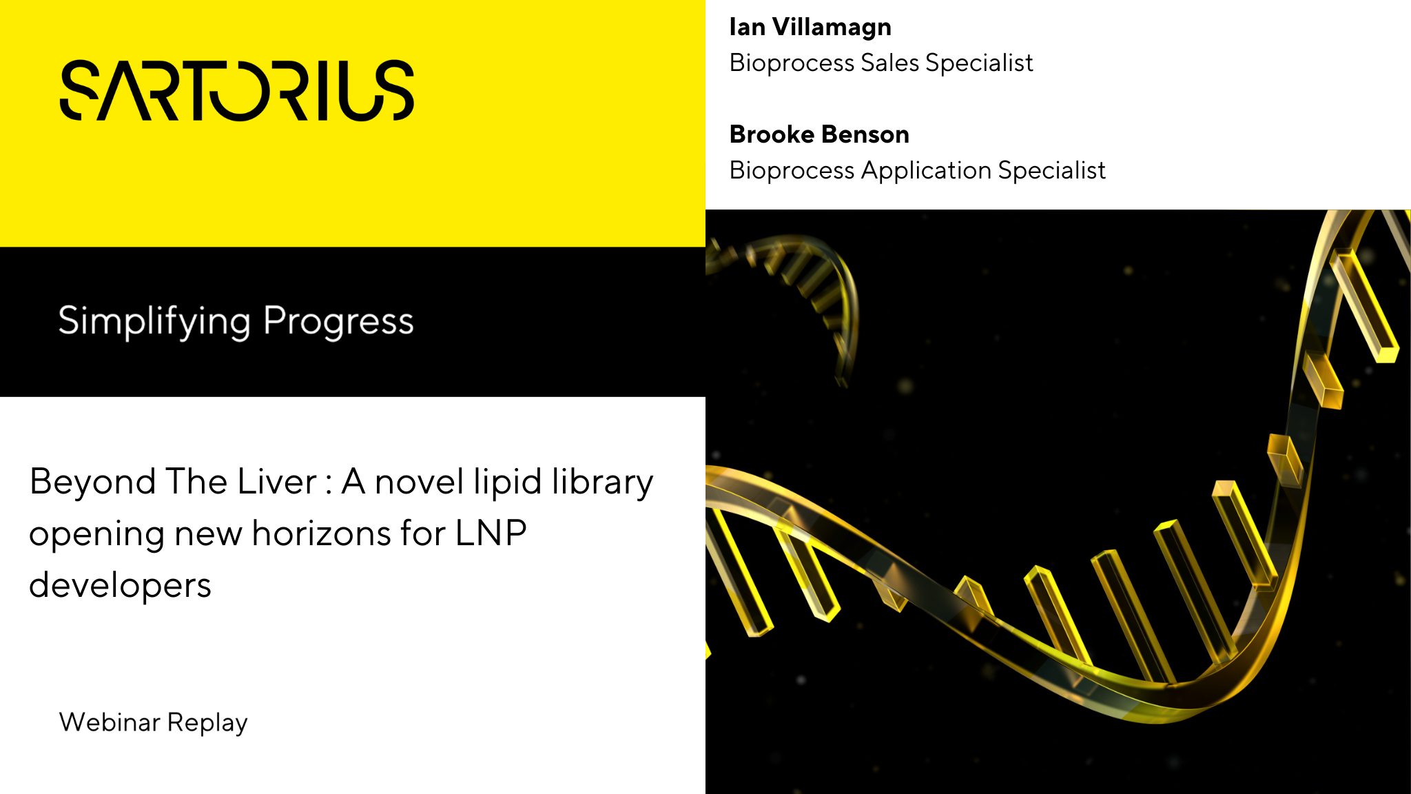 Webinar Replay : Beyond The Liver : A novel lipid library opening new horizons for LNP developers